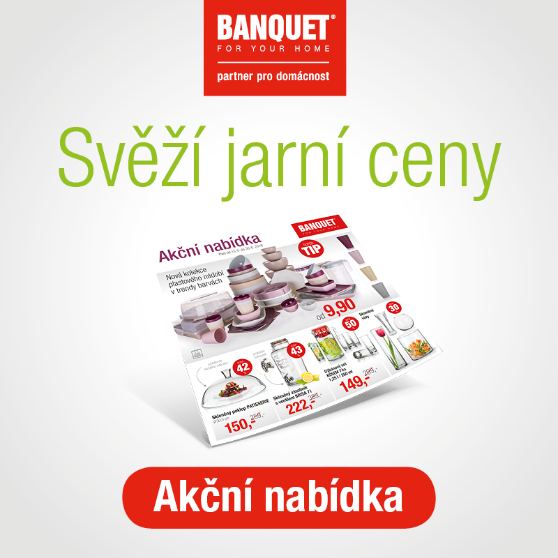 Banquet akční leták jaro 2019